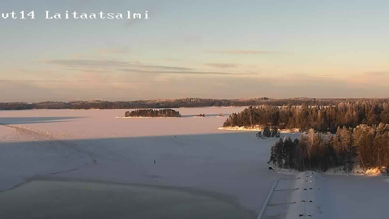 Kelikamerat Kuva Tie 14 Savonlinna, Laitaatsalmi silta, Savonlinna, Etelä-Savo