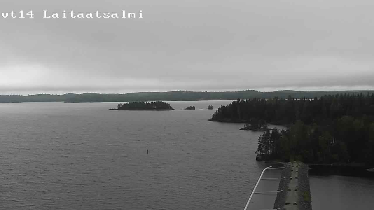 Weather Camera Image Road 14 Savonlinna, Laitaatsalmi, Savonlinna, Etelä-Savo