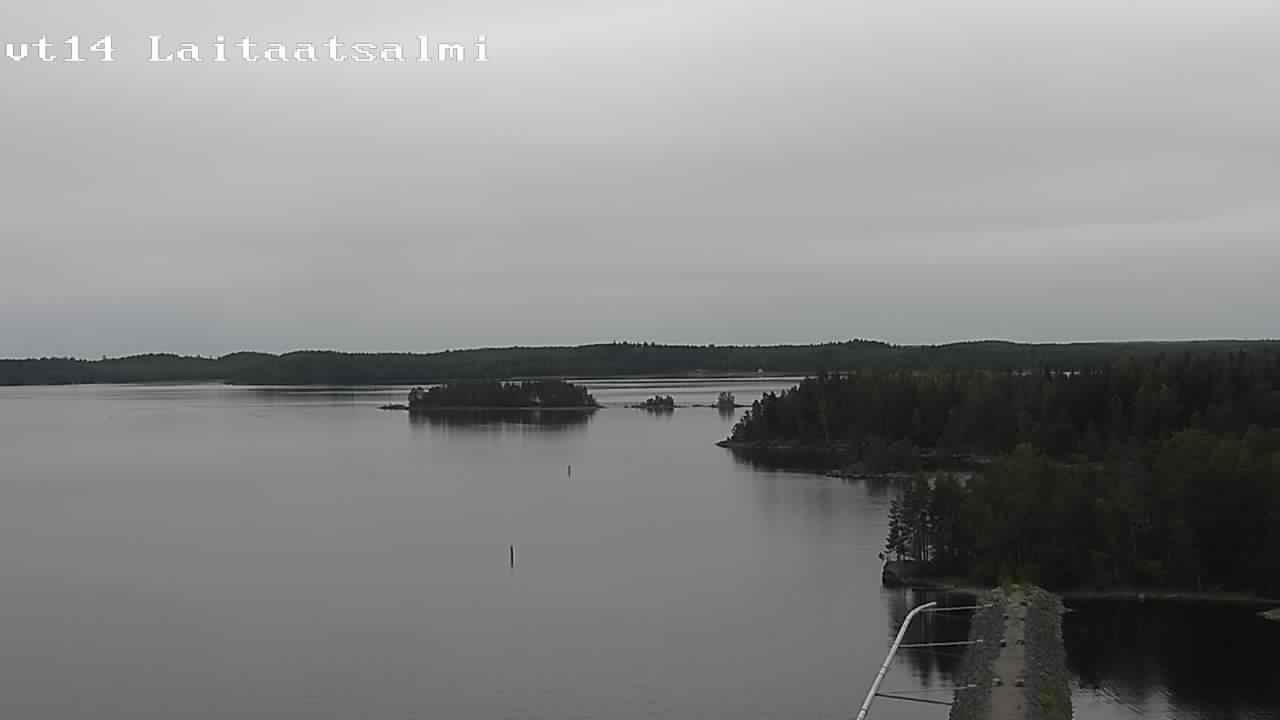 Weather Camera Image Väg 14 Nyslott, Laitaatsalmi, Savonlinna, Etelä-Savo