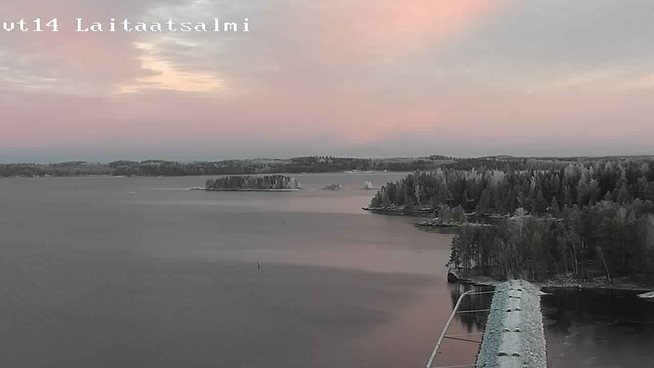 Kelikamerat Kuva Tie 14 Savonlinna, Laitaatsalmi silta, Savonlinna, Etelä-Savo