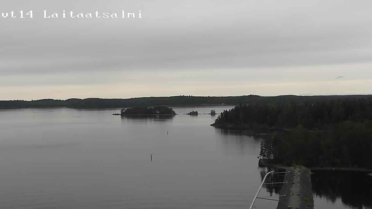 Weather Camera Image Väg 14 Nyslott, Laitaatsalmi, Savonlinna, Etelä-Savo