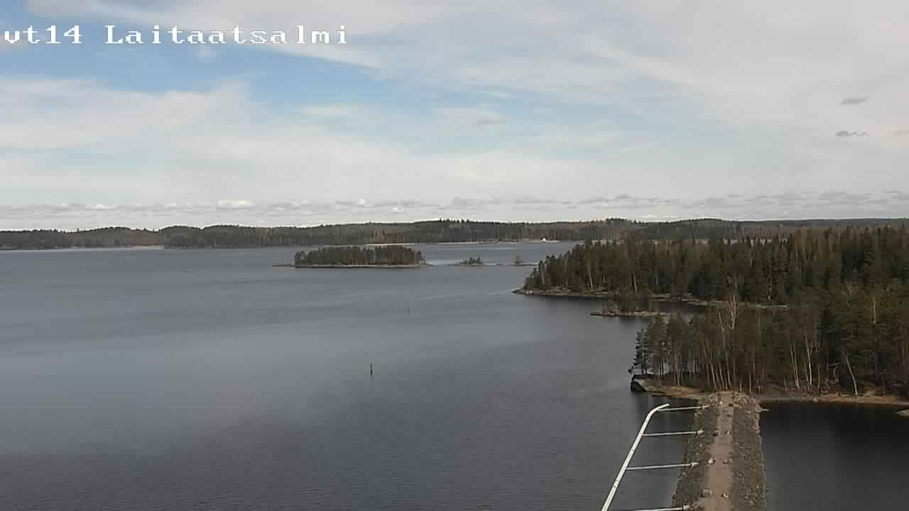 Weather Camera Image Väg 14 Nyslott, Laitaatsalmi, Savonlinna, Etelä-Savo
