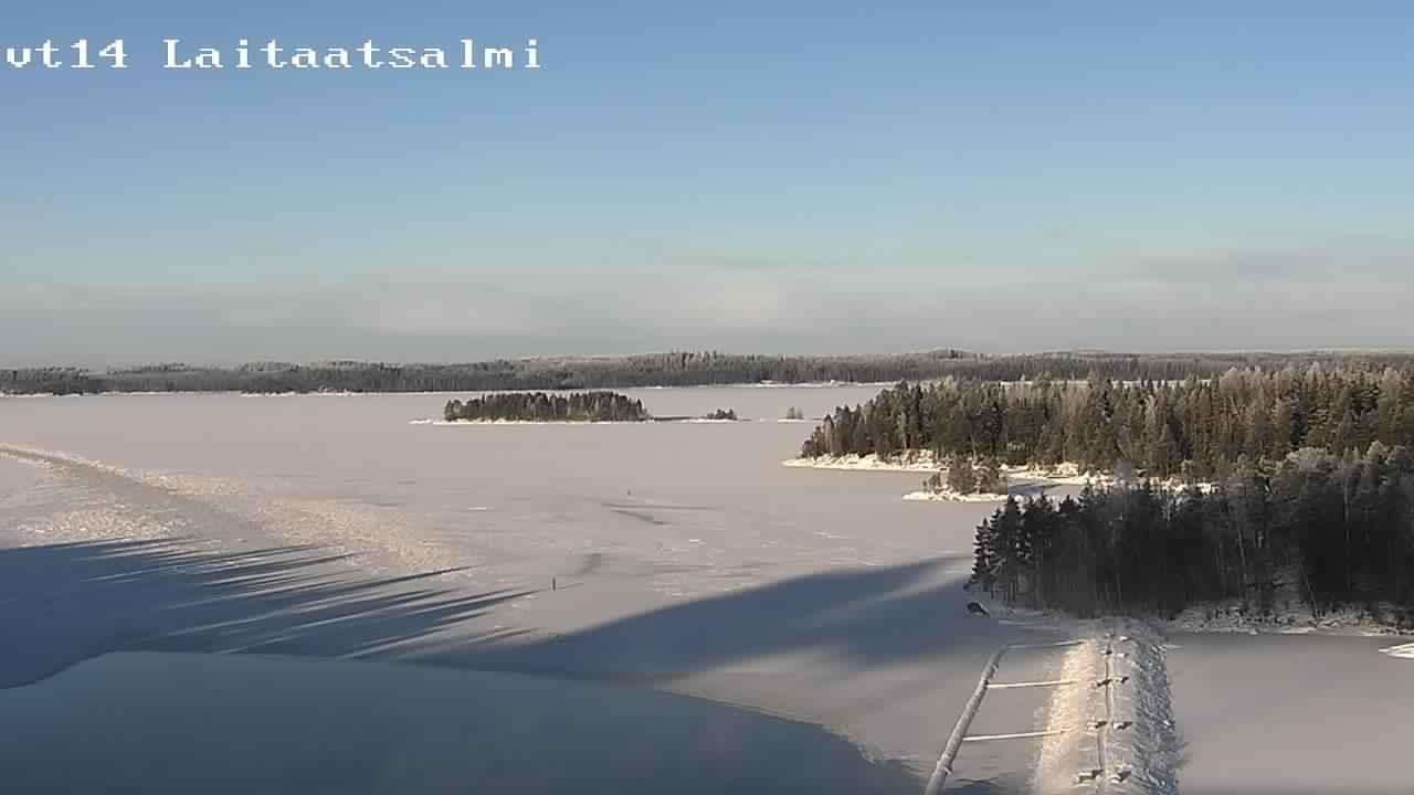 Kelikamerat Kuva Tie 14 Savonlinna, Laitaatsalmi silta, Savonlinna, Etelä-Savo