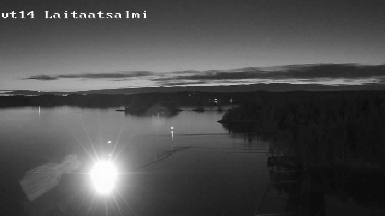 Weather Camera Image Väg 14 Nyslott, Laitaatsalmi, Savonlinna, Etelä-Savo