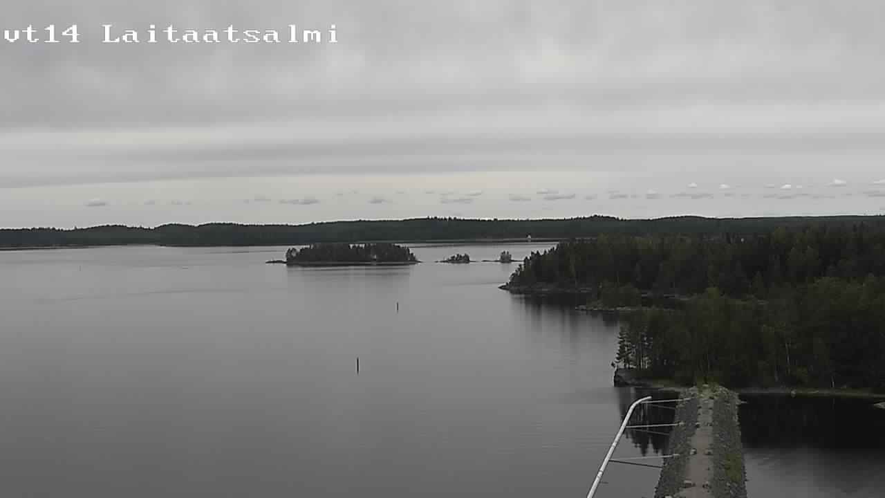 Weather Camera Image Väg 14 Nyslott, Laitaatsalmi, Savonlinna, Etelä-Savo