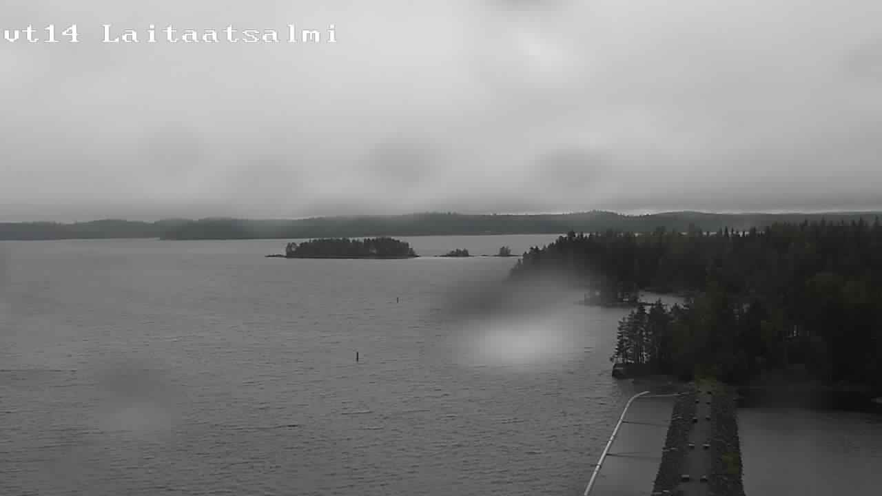Weather Camera Image Road 14 Savonlinna, Laitaatsalmi, Savonlinna, Etelä-Savo