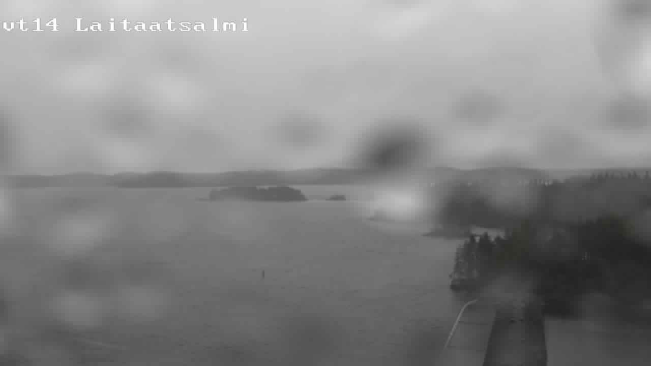 Weather Camera Image Road 14 Savonlinna, Laitaatsalmi, Savonlinna, Etelä-Savo