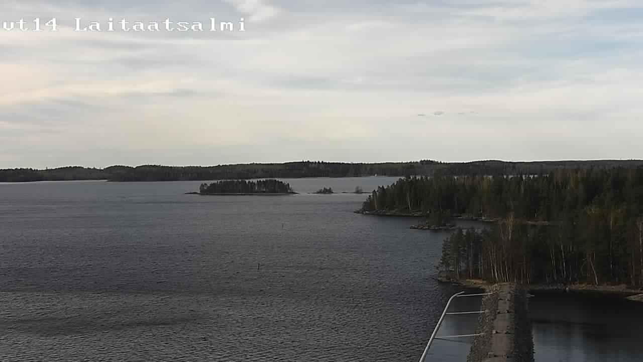 Weather Camera Image Väg 14 Nyslott, Laitaatsalmi, Savonlinna, Etelä-Savo