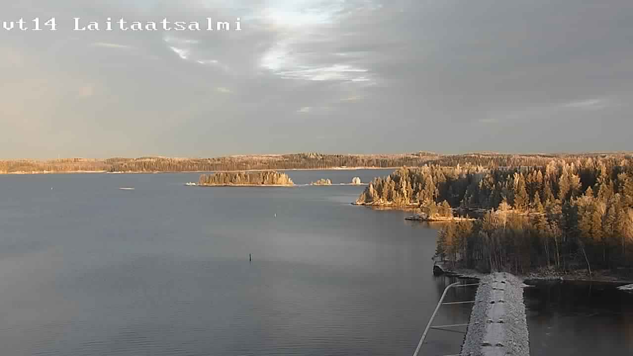 Kelikamerat Kuva Tie 14 Savonlinna, Laitaatsalmi silta, Savonlinna, Etelä-Savo