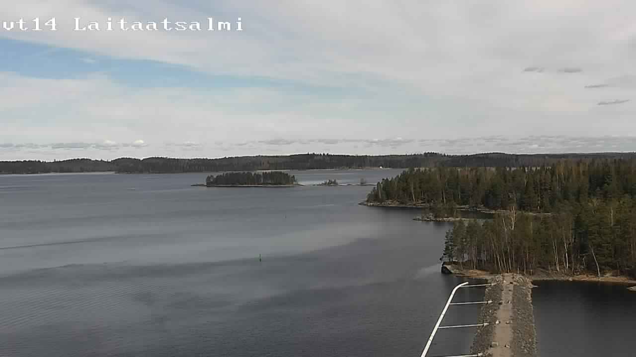 Weather Camera Image Väg 14 Nyslott, Laitaatsalmi, Savonlinna, Etelä-Savo