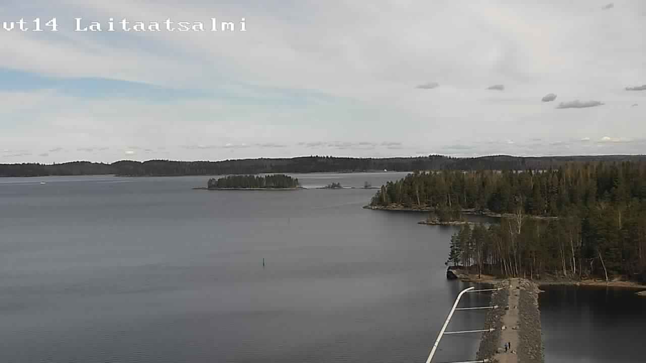 Weather Camera Image Väg 14 Nyslott, Laitaatsalmi, Savonlinna, Etelä-Savo