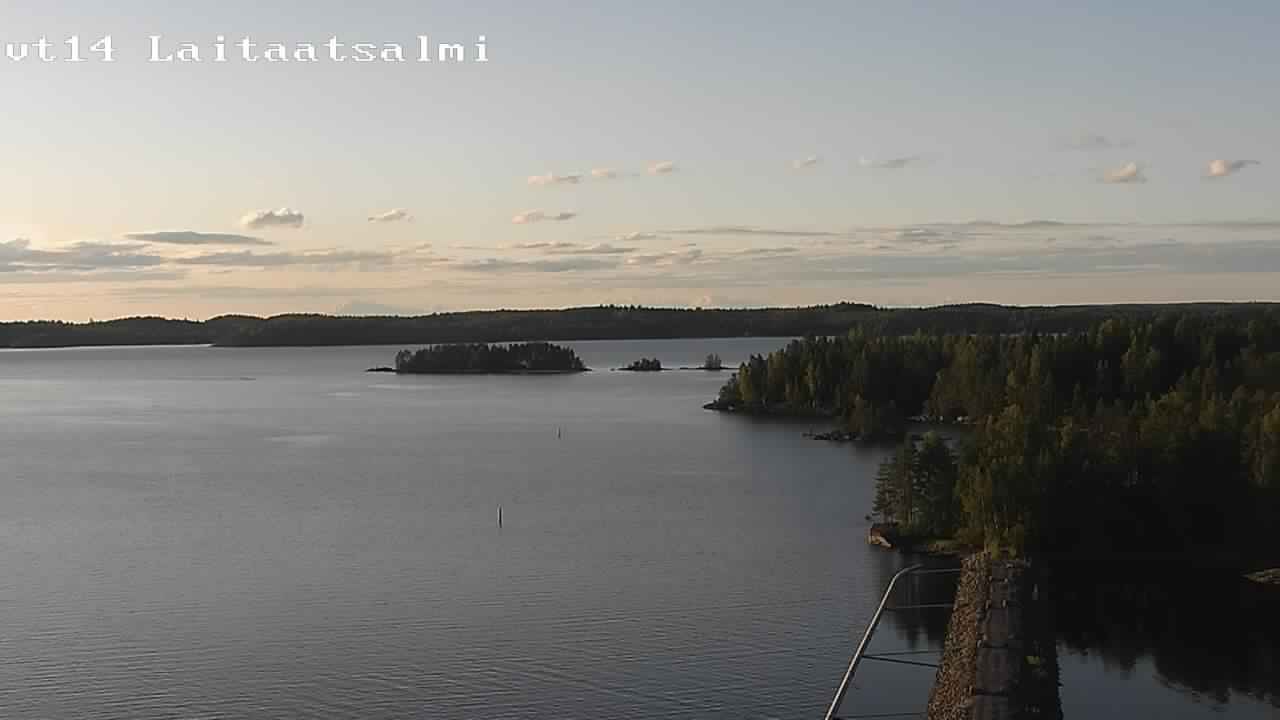 Weather Camera Image Road 14 Savonlinna, Laitaatsalmi, Savonlinna, Etelä-Savo