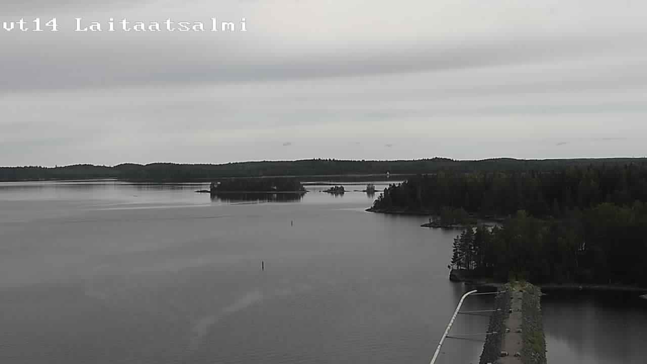 Weather Camera Image Road 14 Savonlinna, Laitaatsalmi, Savonlinna, Etelä-Savo