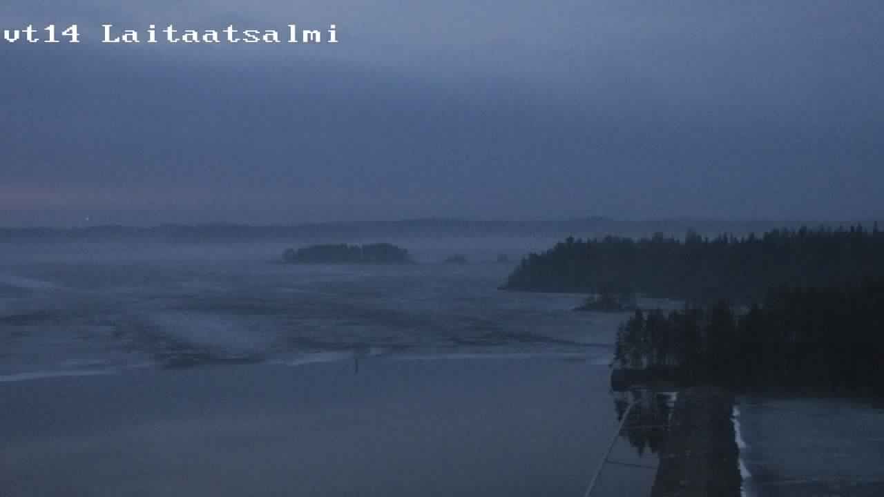 Weather Camera Image Road 14 Savonlinna, Laitaatsalmi, Savonlinna, Etelä-Savo