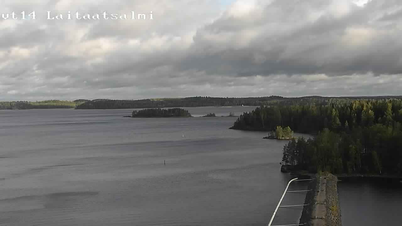 Weather Camera Image Road 14 Savonlinna, Laitaatsalmi, Savonlinna, Etelä-Savo