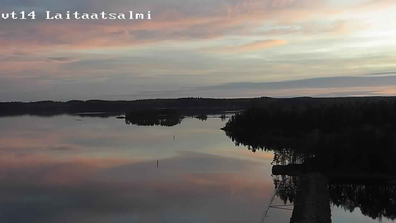 Weather Camera Image Väg 14 Nyslott, Laitaatsalmi, Savonlinna, Etelä-Savo