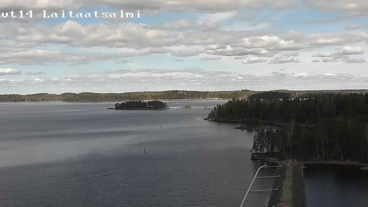 Weather Camera Image Väg 14 Nyslott, Laitaatsalmi, Savonlinna, Etelä-Savo