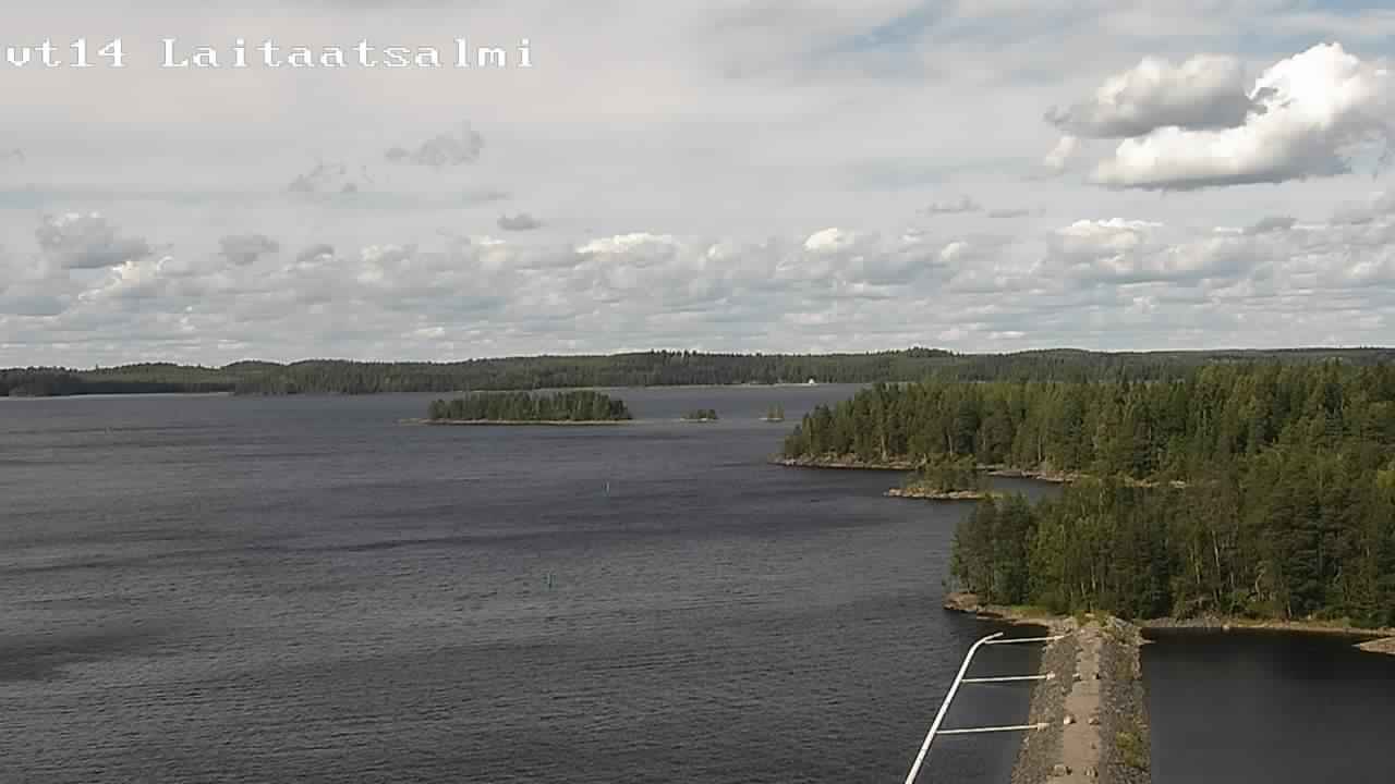 Weather Camera Image Road 14 Savonlinna, Laitaatsalmi, Savonlinna, Etelä-Savo
