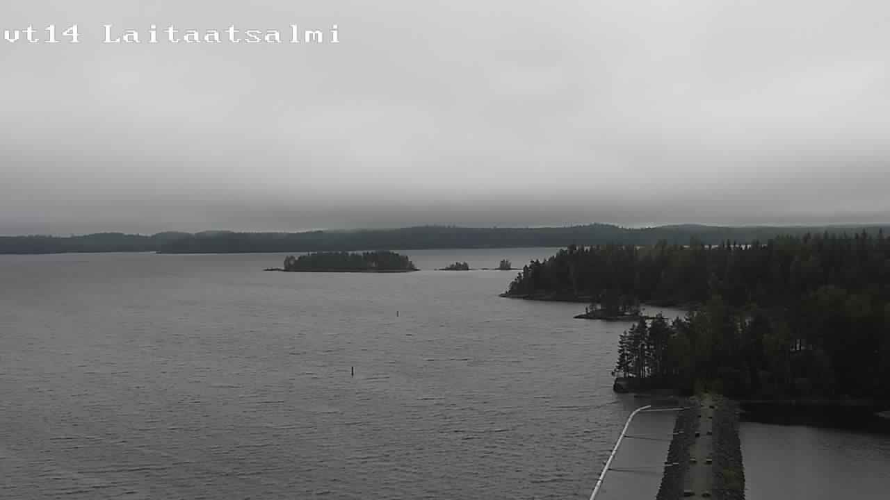 Weather Camera Image Road 14 Savonlinna, Laitaatsalmi, Savonlinna, Etelä-Savo