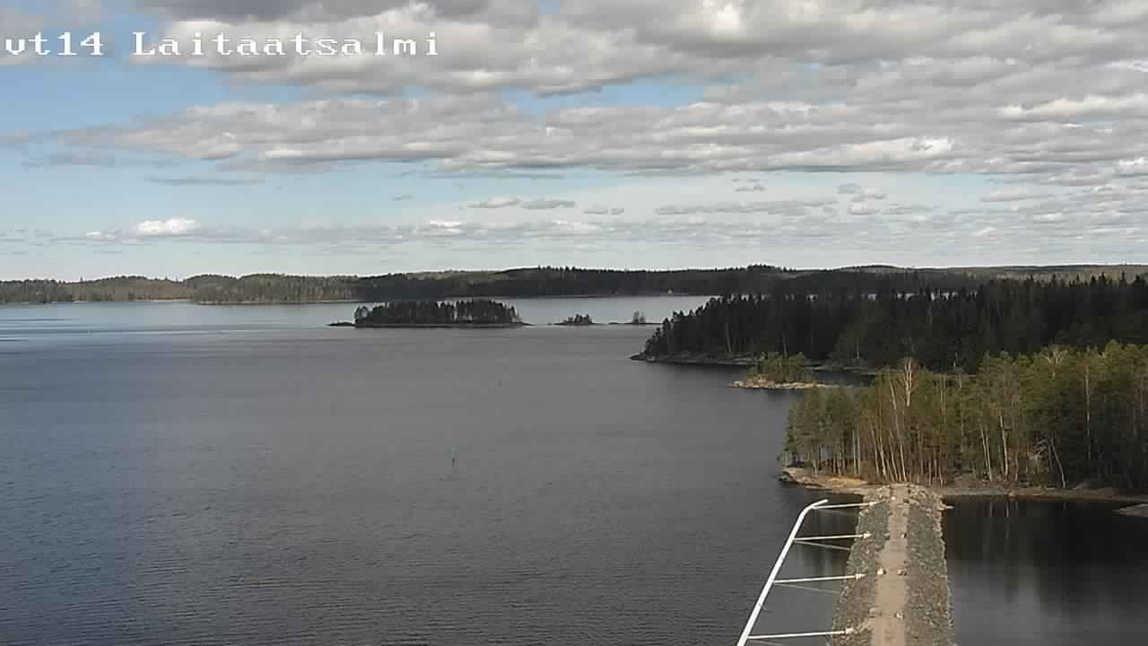 Weather Camera Image Väg 14 Nyslott, Laitaatsalmi, Savonlinna, Etelä-Savo