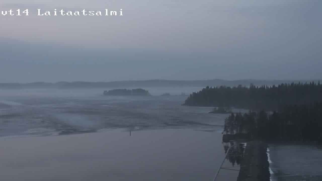 Weather Camera Image Road 14 Savonlinna, Laitaatsalmi, Savonlinna, Etelä-Savo