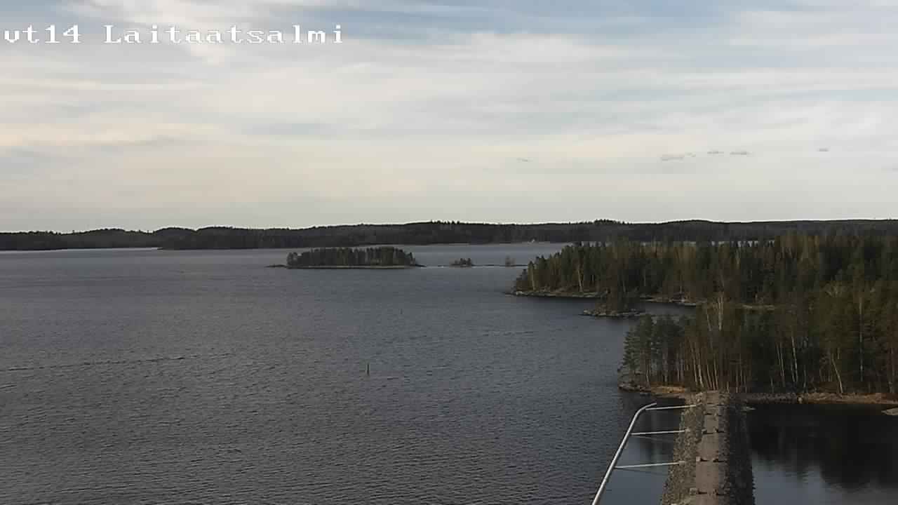 Weather Camera Image Väg 14 Nyslott, Laitaatsalmi, Savonlinna, Etelä-Savo