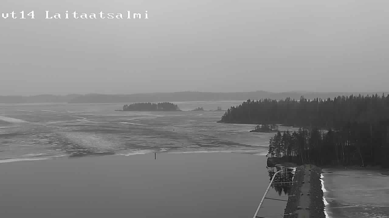 Weather Camera Image Road 14 Savonlinna, Laitaatsalmi, Savonlinna, Etelä-Savo