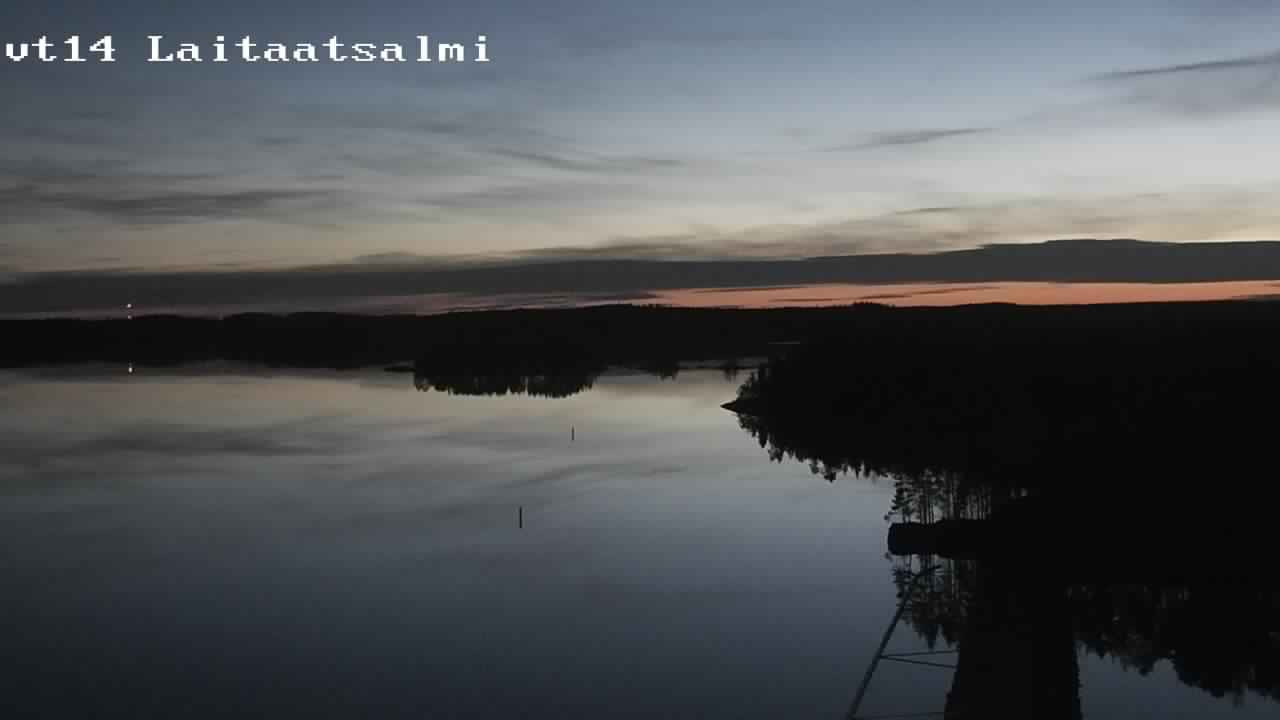 Weather Camera Image Väg 14 Nyslott, Laitaatsalmi, Savonlinna, Etelä-Savo
