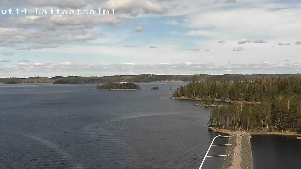 Weather Camera Image Väg 14 Nyslott, Laitaatsalmi, Savonlinna, Etelä-Savo