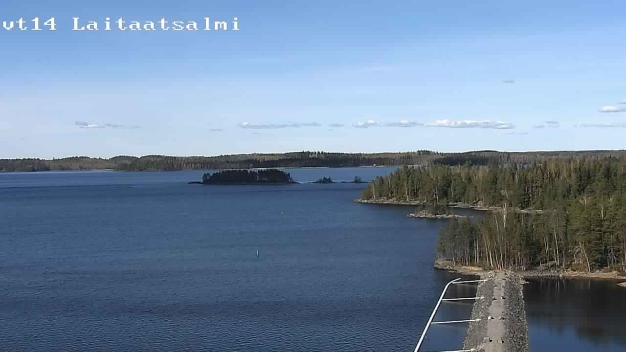 Weather Camera Image Väg 14 Nyslott, Laitaatsalmi, Savonlinna, Etelä-Savo