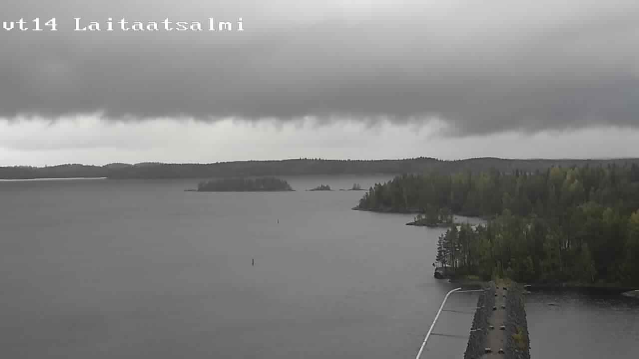 Weather Camera Image Road 14 Savonlinna, Laitaatsalmi, Savonlinna, Etelä-Savo