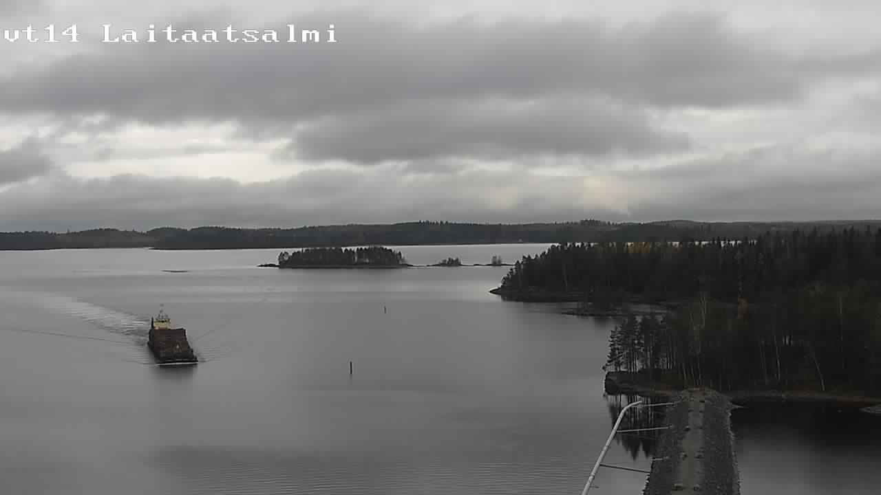 Kelikamerat Kuva Tie 14 Savonlinna, Laitaatsalmi silta, Savonlinna, Etelä-Savo