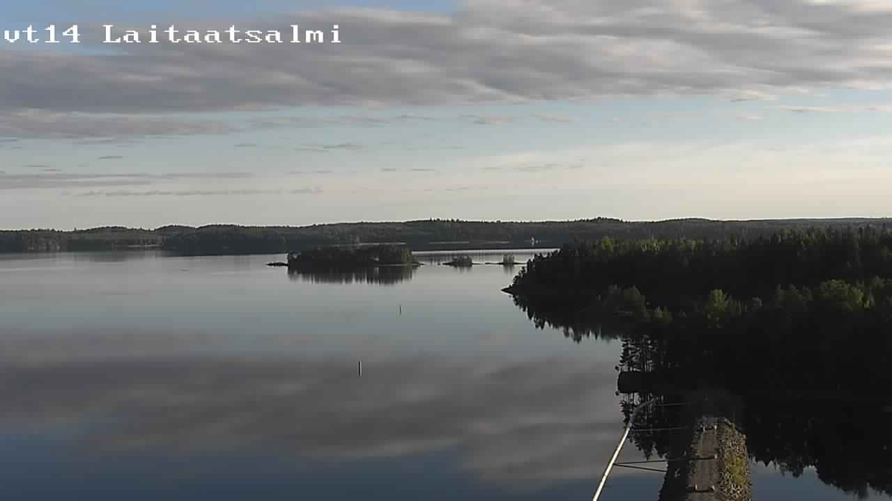 Weather Camera Image Road 14 Savonlinna, Laitaatsalmi, Savonlinna, Etelä-Savo
