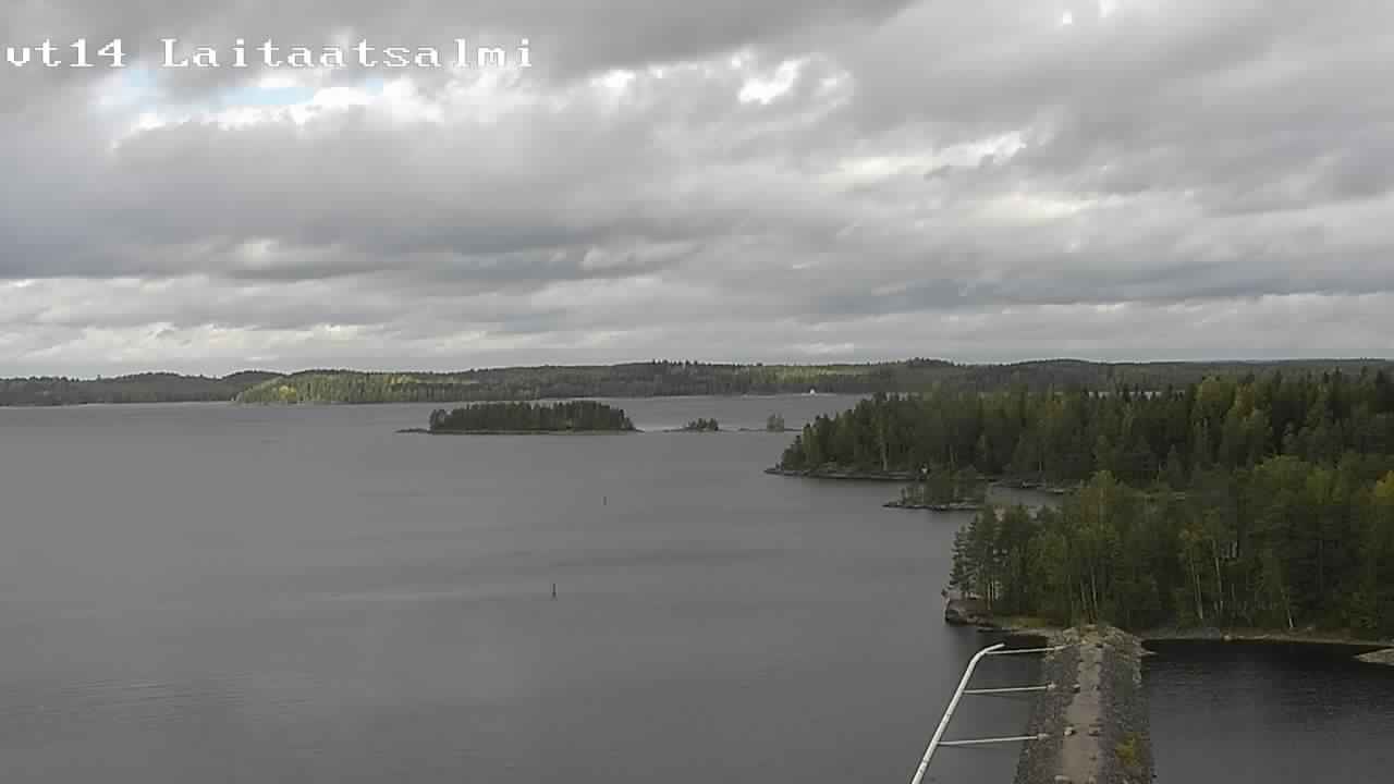 Weather Camera Image Road 14 Savonlinna, Laitaatsalmi, Savonlinna, Etelä-Savo