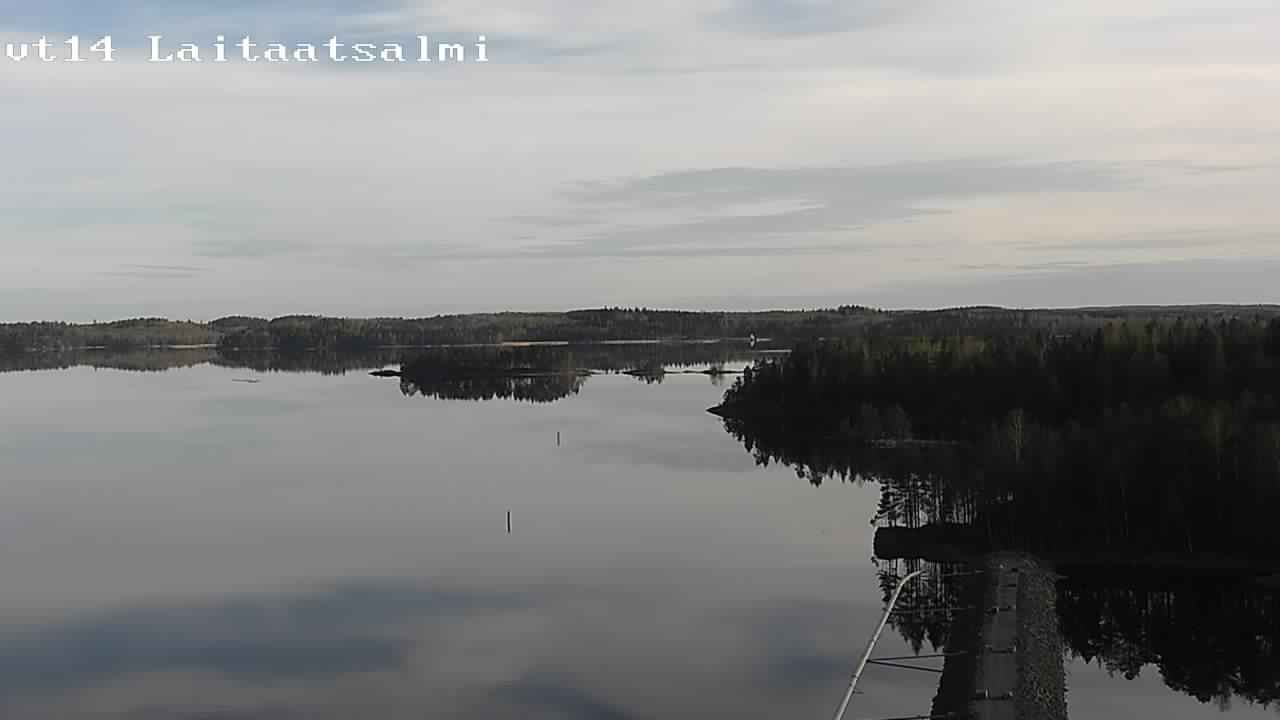Weather Camera Image Road 14 Savonlinna, Laitaatsalmi, Savonlinna, Etelä-Savo