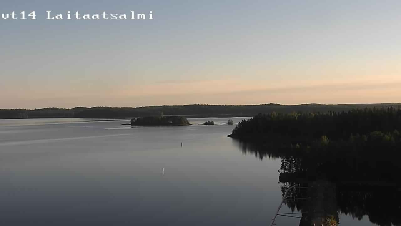 Weather Camera Image Road 14 Savonlinna, Laitaatsalmi, Savonlinna, Etelä-Savo