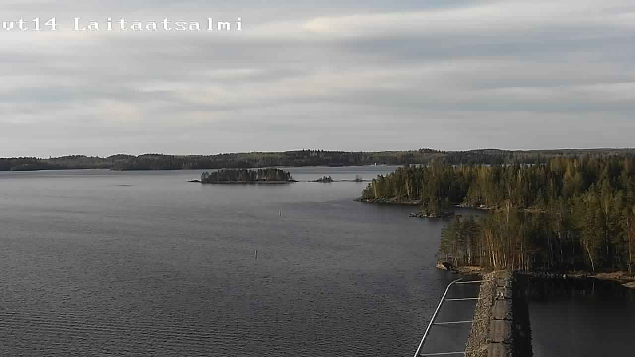 Weather Camera Image Väg 14 Nyslott, Laitaatsalmi, Savonlinna, Etelä-Savo