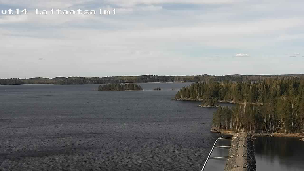 Weather Camera Image Väg 14 Nyslott, Laitaatsalmi, Savonlinna, Etelä-Savo