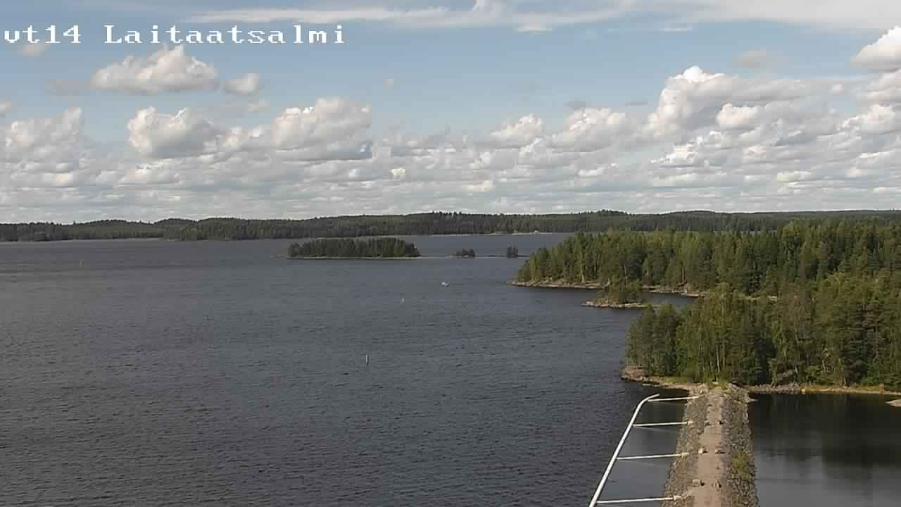 Weather Camera Image Road 14 Savonlinna, Laitaatsalmi, Savonlinna, Etelä-Savo
