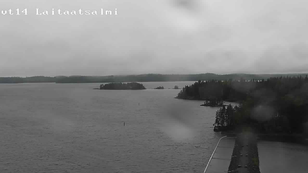 Weather Camera Image Road 14 Savonlinna, Laitaatsalmi, Savonlinna, Etelä-Savo