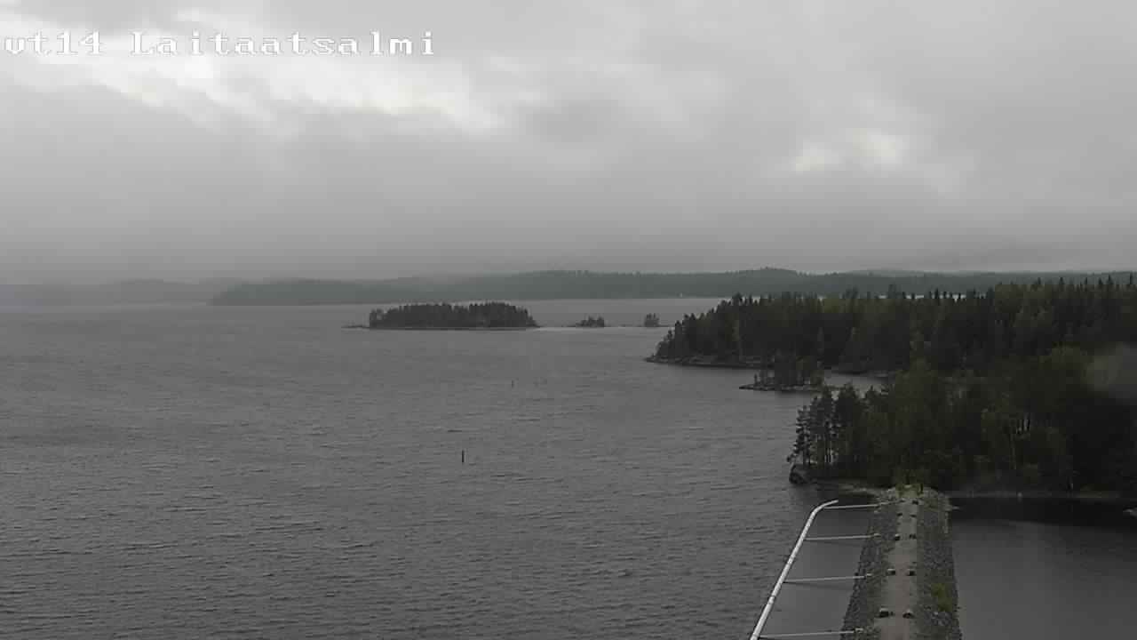 Weather Camera Image Road 14 Savonlinna, Laitaatsalmi, Savonlinna, Etelä-Savo