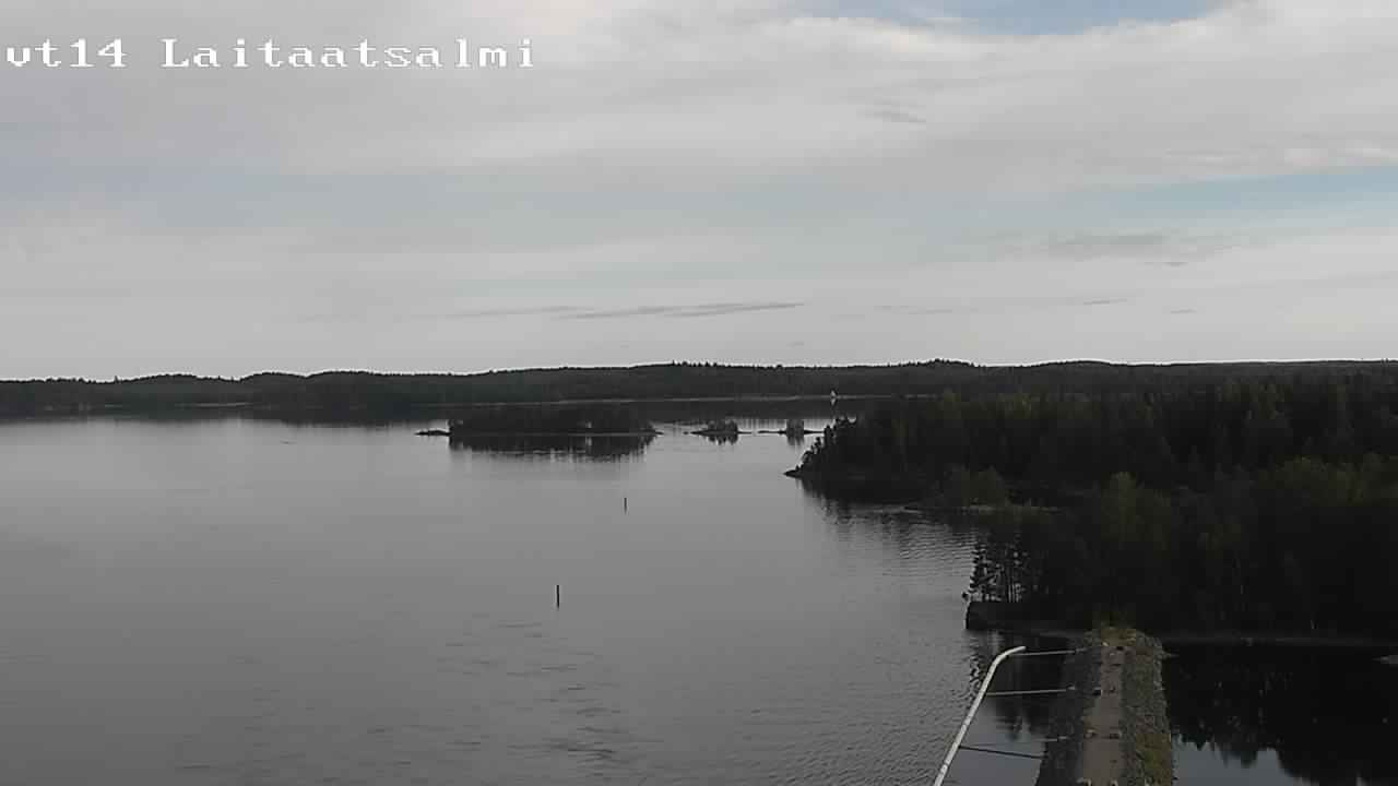Weather Camera Image Road 14 Savonlinna, Laitaatsalmi, Savonlinna, Etelä-Savo