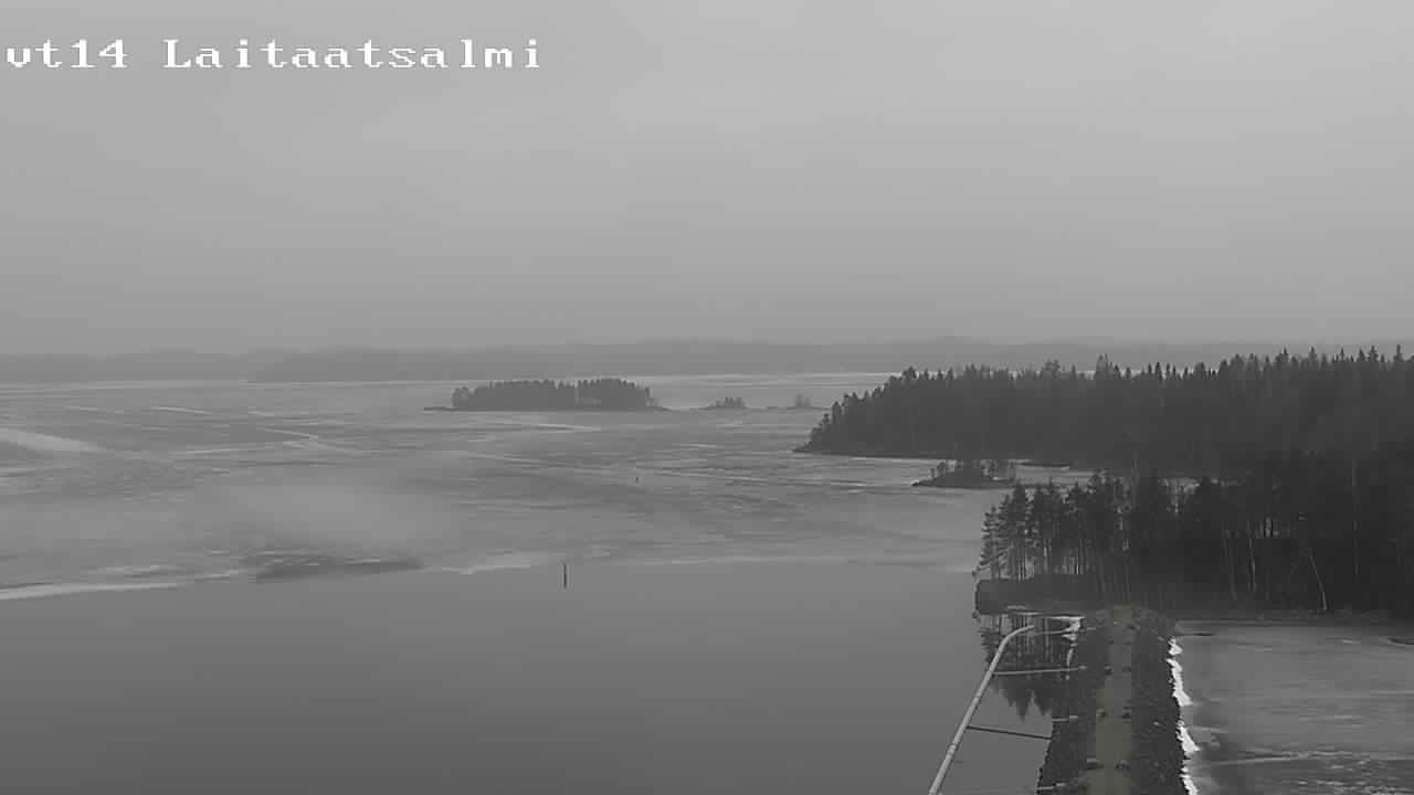 Weather Camera Image Väg 14 Nyslott, Laitaatsalmi, Savonlinna, Etelä-Savo