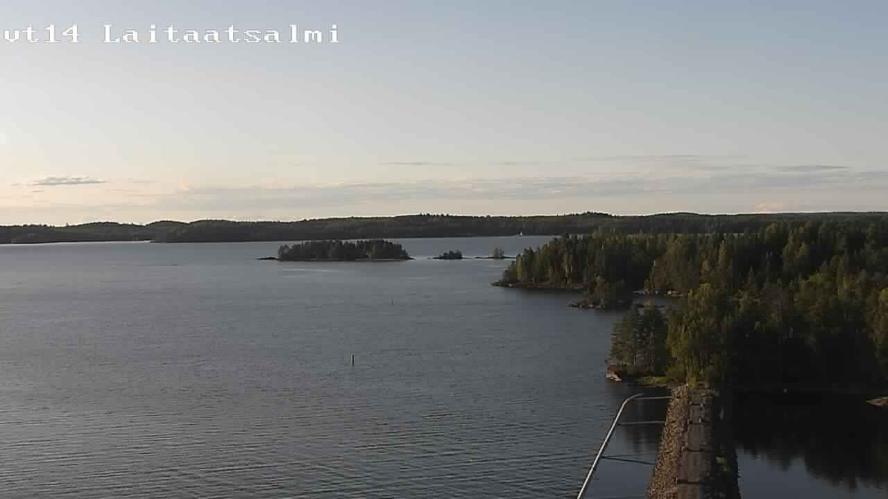 Weather Camera Image Road 14 Savonlinna, Laitaatsalmi, Savonlinna, Etelä-Savo
