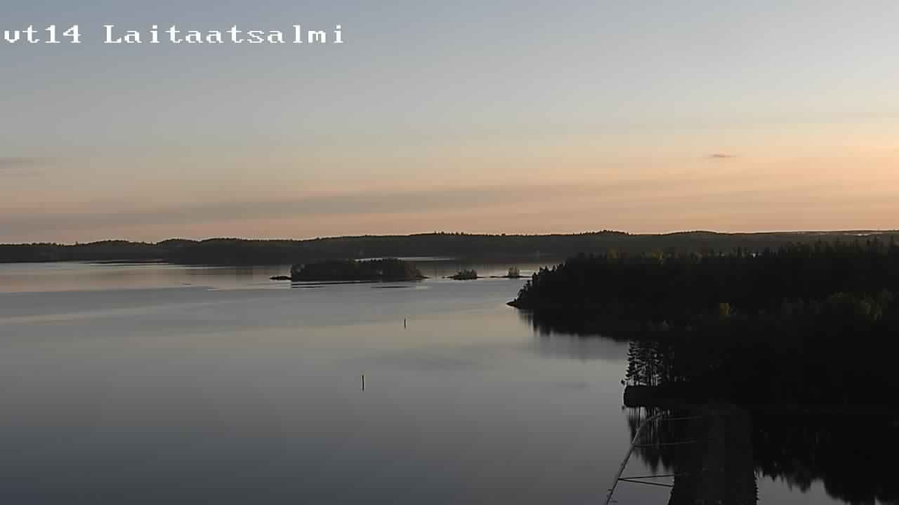 Weather Camera Image Road 14 Savonlinna, Laitaatsalmi, Savonlinna, Etelä-Savo