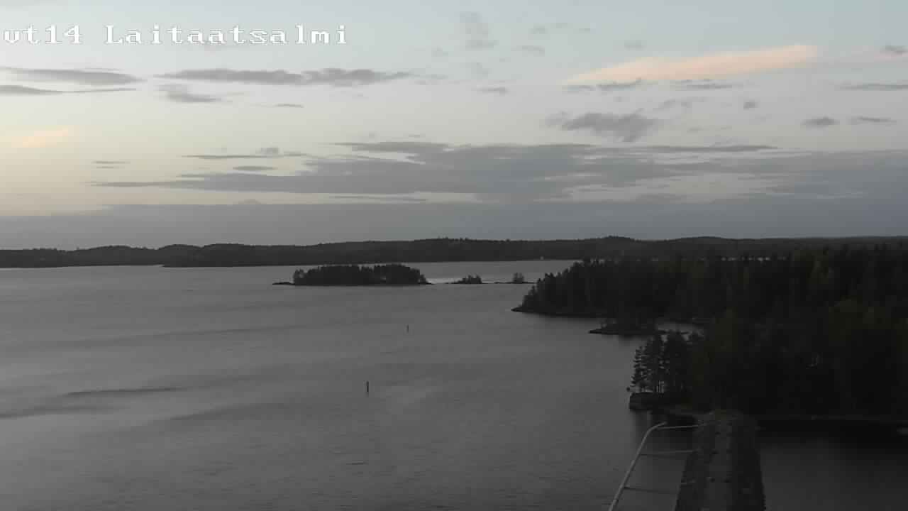 Weather Camera Image Road 14 Savonlinna, Laitaatsalmi, Savonlinna, Etelä-Savo