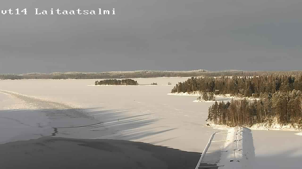 Weather Camera Image Väg 14 Nyslott, Laitaatsalmi, Savonlinna, Etelä-Savo