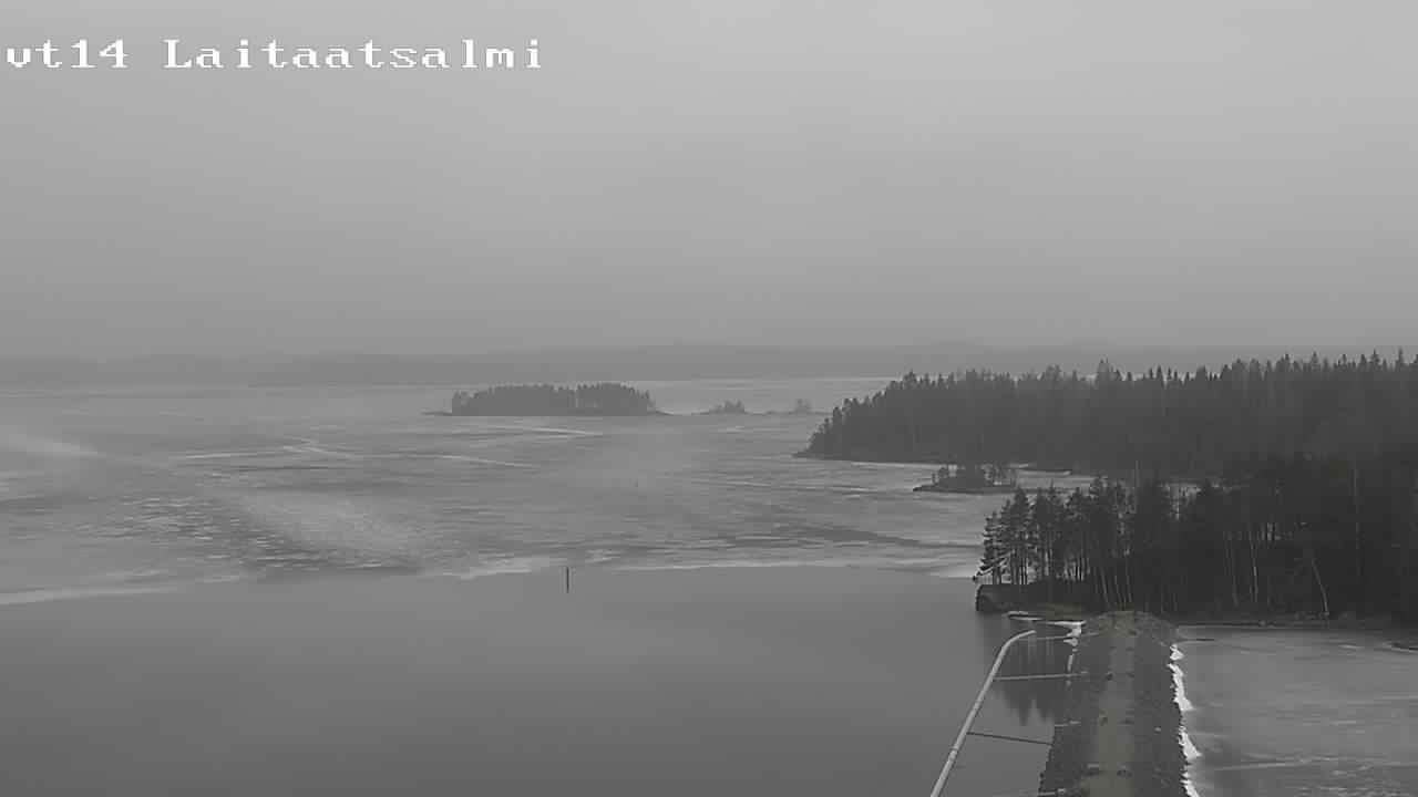 Weather Camera Image Väg 14 Nyslott, Laitaatsalmi, Savonlinna, Etelä-Savo
