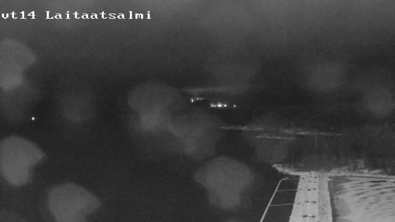 Weather Camera Image Väg 14 Nyslott, Laitaatsalmi, Savonlinna, Etelä-Savo