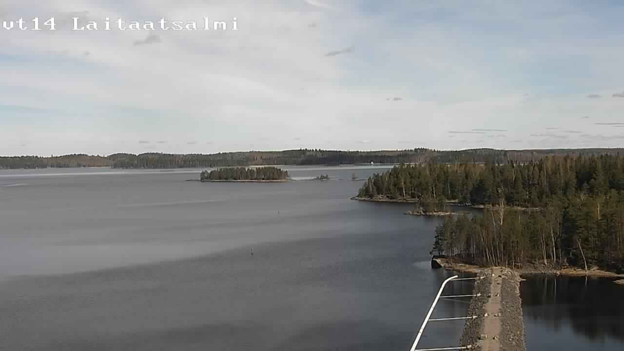 Weather Camera Image Väg 14 Nyslott, Laitaatsalmi, Savonlinna, Etelä-Savo